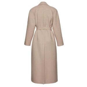 MAGDA BUTRYM CASHMERE WRAP COAT IN BEIGE
