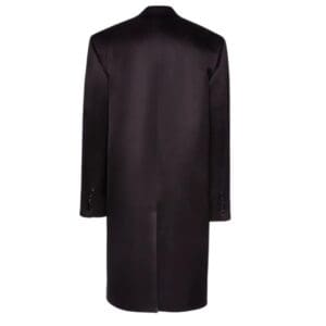 MAGDA BUTRYM OVERSIZED CLASSIC MIDI COAT IN BLACK