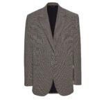 MAGDA BUTRYM OVERSIZED SINGLE BUTTON TWILL BLAZER IN GREY