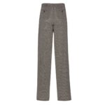 MAGDA BUTRYM WIDE-LEG TWILL TROUSERS IN BEIGE