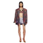 THE ATTICO RUE LAVENDER MINI SKIRT