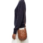 LOEWE SMALL NEST BASKET BAG IN CALFSKIN