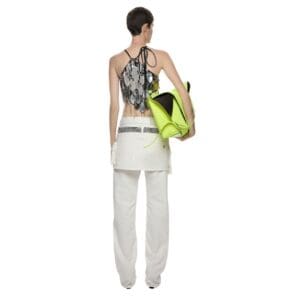 THE ATTICO FAY WHITE MINI SKIRT