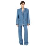 MAGDA BUTRYM CLASSIC OVERSIZED DENIM BLAZER