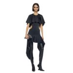 THE ATTICO ''AIRI'' BLACK MINI DRESS