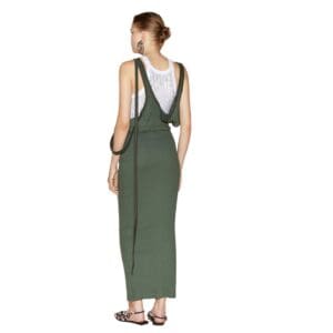 THE ATTICO WHITE MIDI DRESS