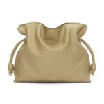 LOEWE LARGE FLAMENCO CLUTCH BAG IN CALFSKIN NAPPA