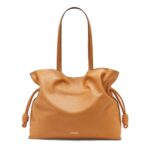 LOEWE LARGE FLAMENCO CLUTCH BAG IN CALFSKIN NAPPA