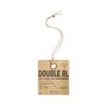 RALPH LAUREN LEATHER DOUBLE-PRONG BELT