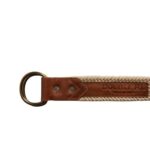 RALPH LAUREN LEATHER-TRIM ROPE BELT