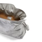 LOEWE FLAMENCO CLUTCH BAG IN METALLIC LAMBSKIN