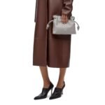 LOEWE MINI FLAMENCO CLUTCH BAG IN CALFSKIN NAPPA