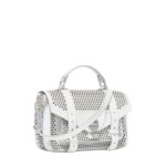 PROENZA PS1 TINY BAG IN PERFORATED LEATHER OPTIC WHITE