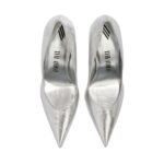 THE ATTICO ''CHEOPE'' SILVER PUMP