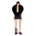 THE ATTICO BLACK MINI DRESS