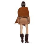 THE ATTICO ''IVORY'' CAMEL MINI DRESS