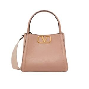 VALENTINO GARAVANI ALLTIME SMALL HANDBAG IN GRAINY CALFSKIN