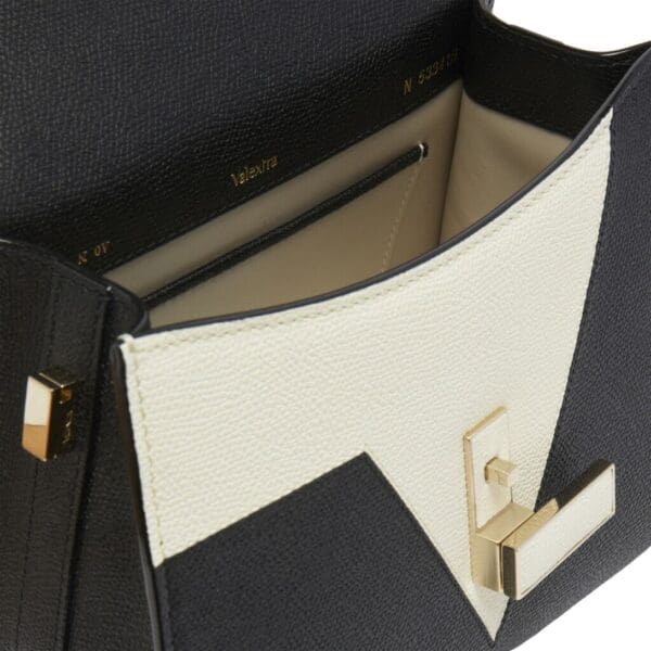 VALEXTRA ISIDE V INTARSIA TOP HANDLE MINI BAG
