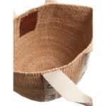 CHLOE LARGE WOODY BASKET WHITE