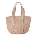 CHLOE LARGE WOODY BASKET ARGIL BROWN