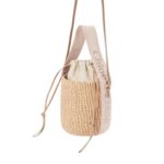 CHLOE SMALL WOODY BASKET BLUSHY BEIGE
