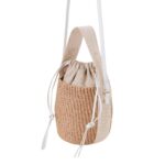 CHLOE SMALL WOODY BASKET GOLD