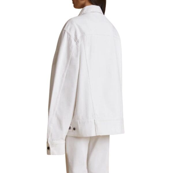 KHAITE THE GRIZZO JACKET IN WHITE