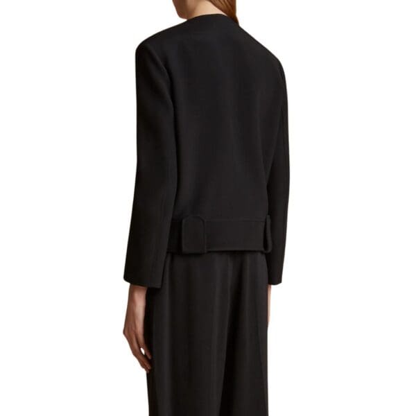 KHAITE THE LAYBIN JACKET IN BLACK