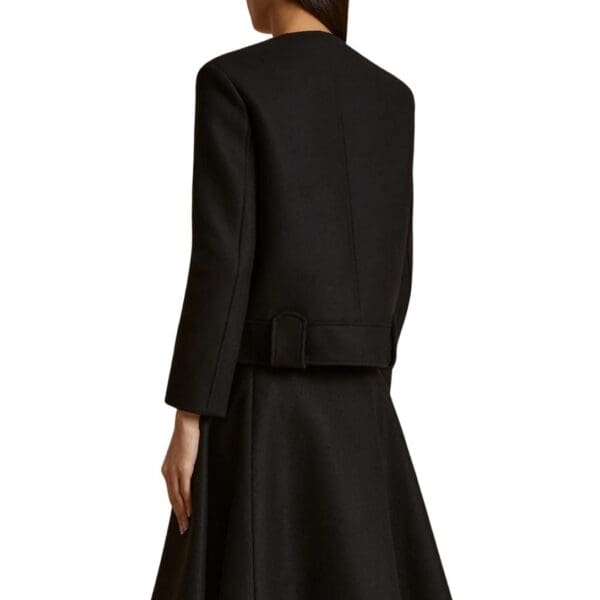 KHAITE THE LAYBIN JACKET IN BLACK WHOOL