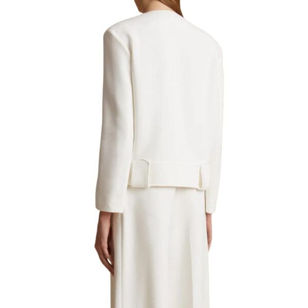 KHAITE THE LAYBIN JACKET IN CHALK
