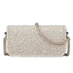 VALENTINO GARAVANI LOCÒ EMBROIDERED SMALL SHOULDER BAG