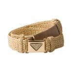 PRADA WOVEN FABIR BELT