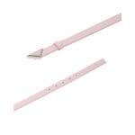 PARADA SAFFIANO LEATHER BELT IN PINK