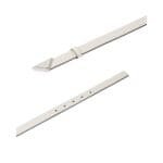 PARADA Saffiano leather belt IN WHITE