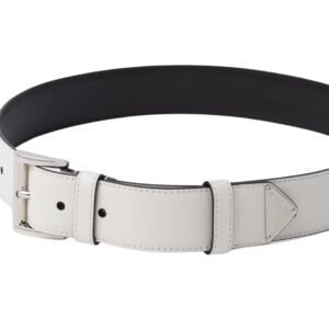 PARADA LEATHER BELT IN WHITE