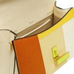 VALEXTRA ISIDE BAG INTARSIA COLOUR BLOCK