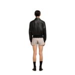 AMI ZIPPED JACKET IN BLACK