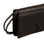 AMI VOULEZ VOUS WALLET STRAP IN BLACK
