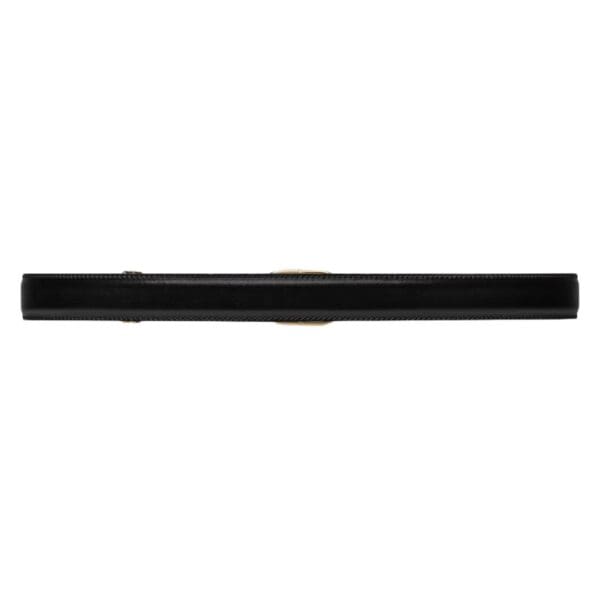 GUCCI BELT WITH ROUND INTERLOCKING G IN BLACK - Image 2