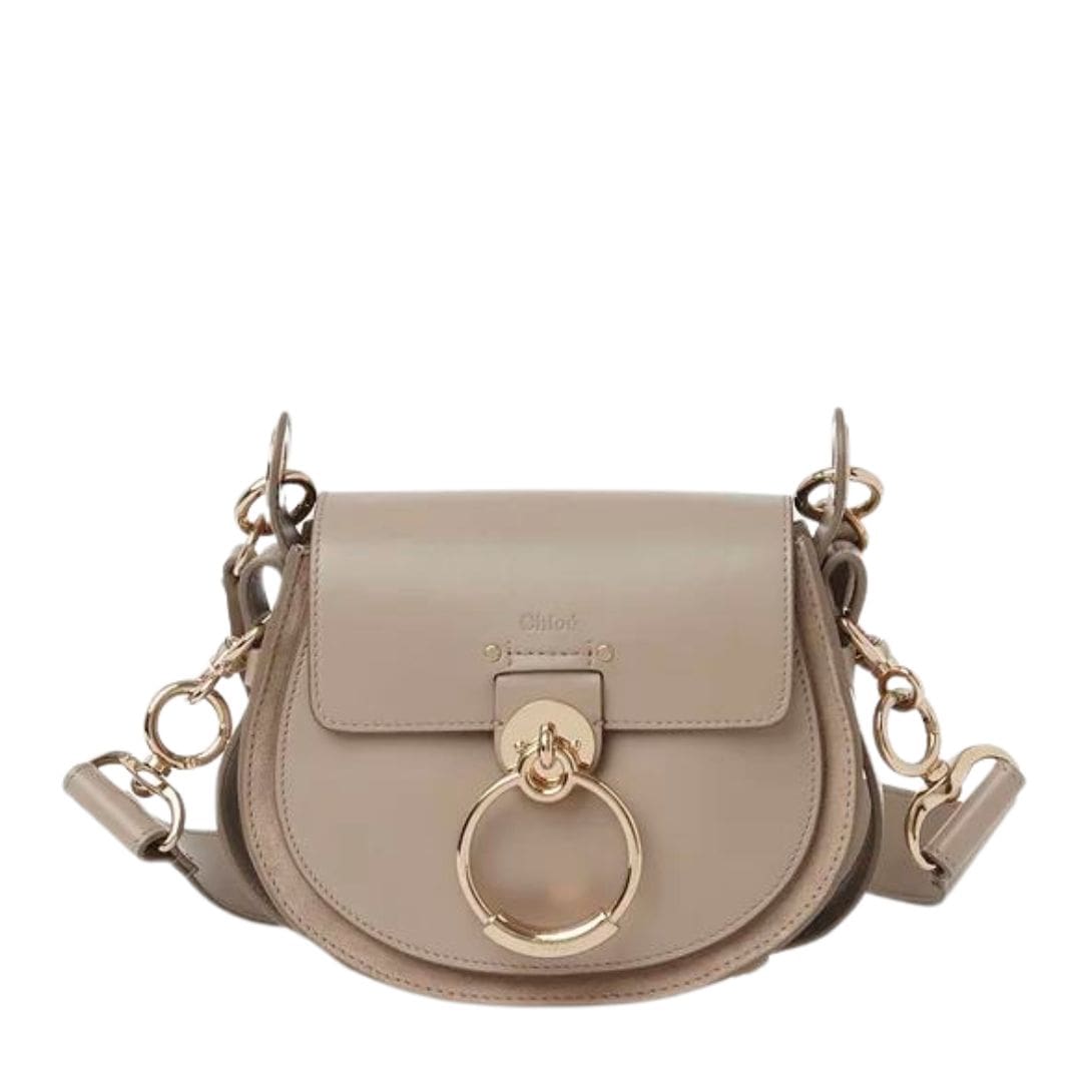 CHLOE SMALL TESS BAG MOTTY GREY