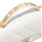 CHANEL SMALL FLAP BAG WITH TOP HANDLE