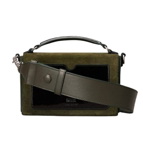 AMI DE COEUR LUNCH BOX BAG IN DARK OLIVE GREEN