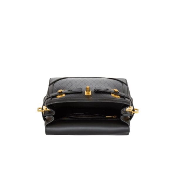 BALMAIN BUZZ 23 BAG IN GRID-EMBOSSED CALFSKIN - Image 5