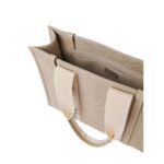 CHLOE MEDIUM WOODY TOTE BAG ARGIL BROWN