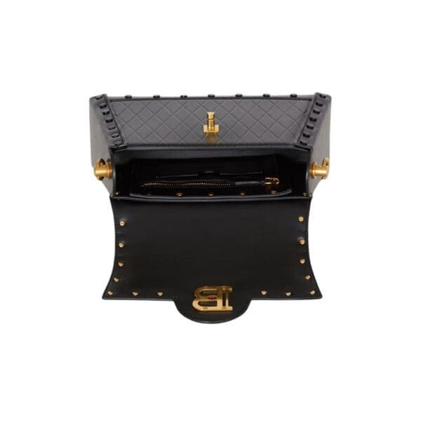 BALMAIN JOLIE MADAME MEDIUM BAG IN CALFSKIN BLACK - Image 5