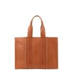 CHLOE LARGE WOODY TOTE BAG CARAMEL