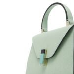 VALEXTRA ISIDE PLEXI TOP HANDLE MINI BAG