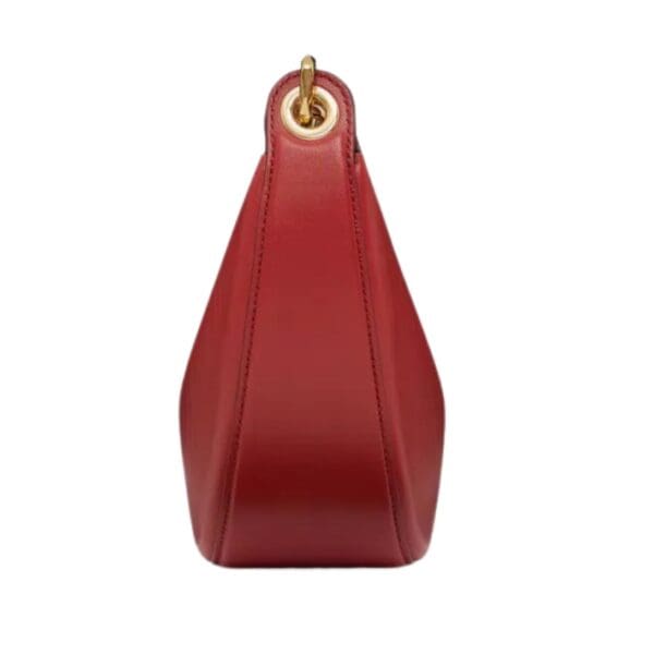 VALENTINO GARAVANI VLOGO MOON MINI HOBO BAG IN NAPPA LEATHER WITH CHAIN