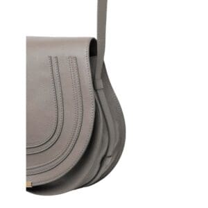 CHLOE MARCIE MEDIUM SADDLE BAG TAN
