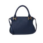 CHLOE MARCIE DOUBLE CARRY BAG NAVY